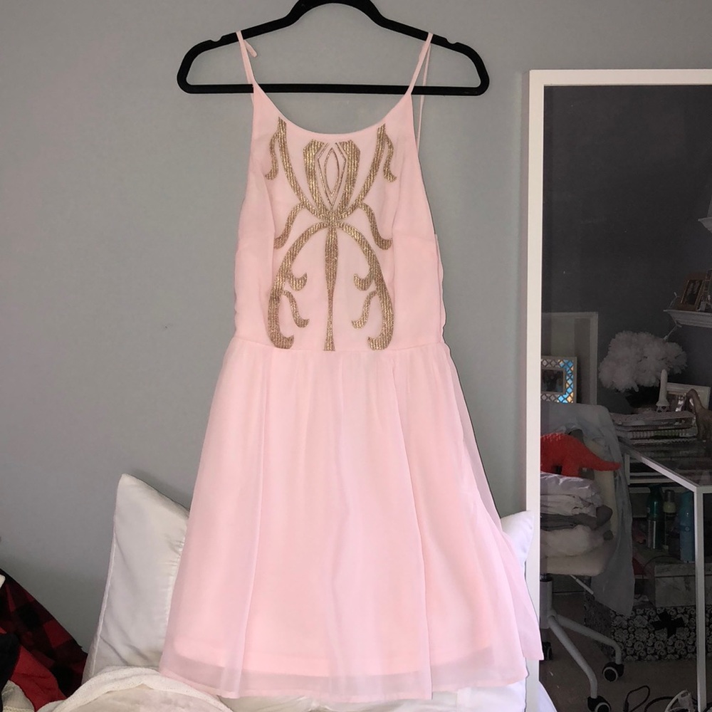 Pink dress
